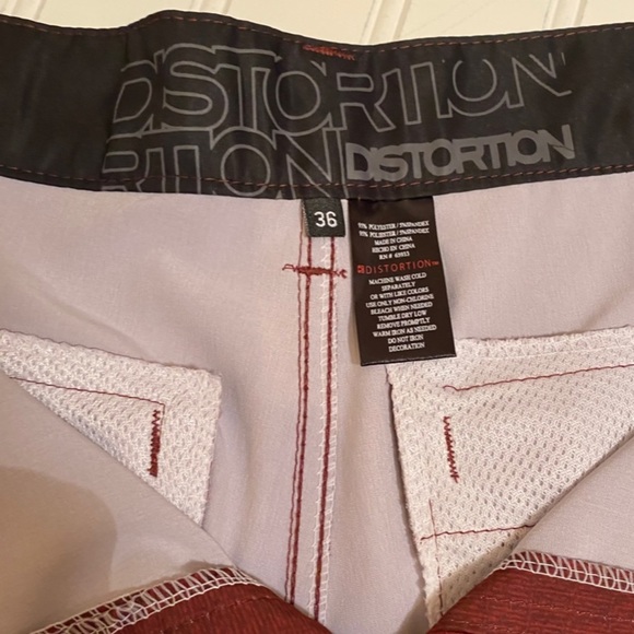 Distortion Mens Tailored Fit Shorts - Picture 7 of 8